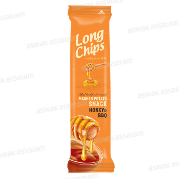 CHIPS LONGUES SAVEUR MIEL ET BBQ 75G LONG CHIPS