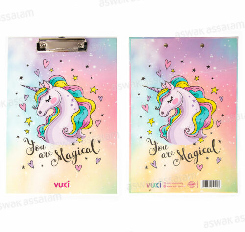 PRESSE-PAPIERS MOTIF LICORNE 32*21,5*1,5CM VUKI
