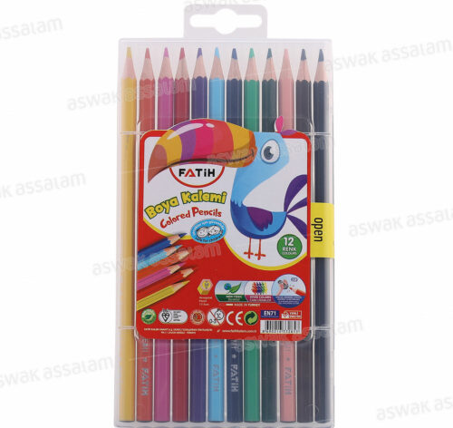12 CRAYONS DE COULEUR FATIH