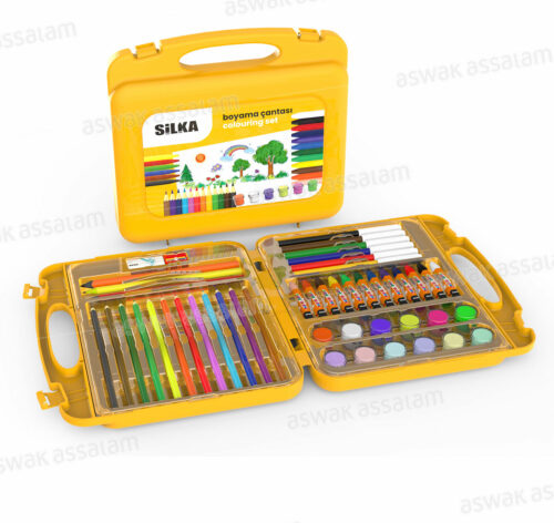 VALISE DE COLORIAGE 47 PIECES SILKA