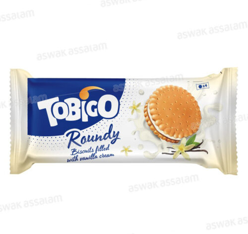 BISCUIT A LA VANILLE 4 PIECES 60G ROUNDY TOBIGO