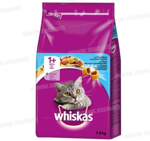 CROQUETTES POUR CHAT ADULTE AU THON 3,8KG WHISKAS