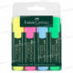 LOT DE 4 SURLIGNEURS FABER-CASTELL