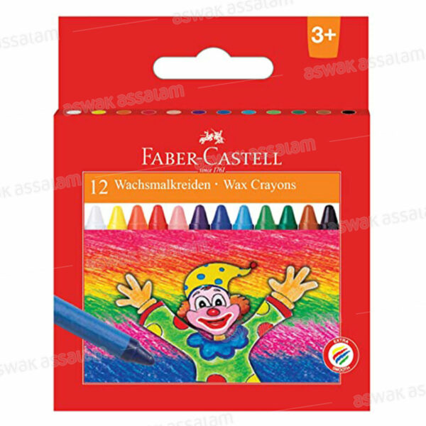 12 CRAYONS DE CIRE FABER-CASTELL