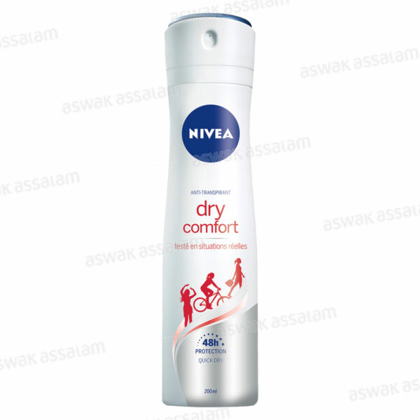 DEODORANT POUR FEMME DRY CONFORT 200ML NIVEA