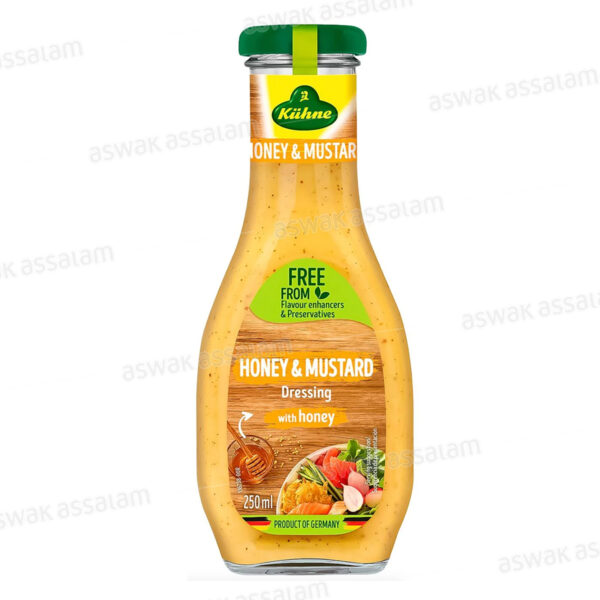 VINAIGRETTE AU MIEL ET A LA MOUTARDE 250ML KUHNE