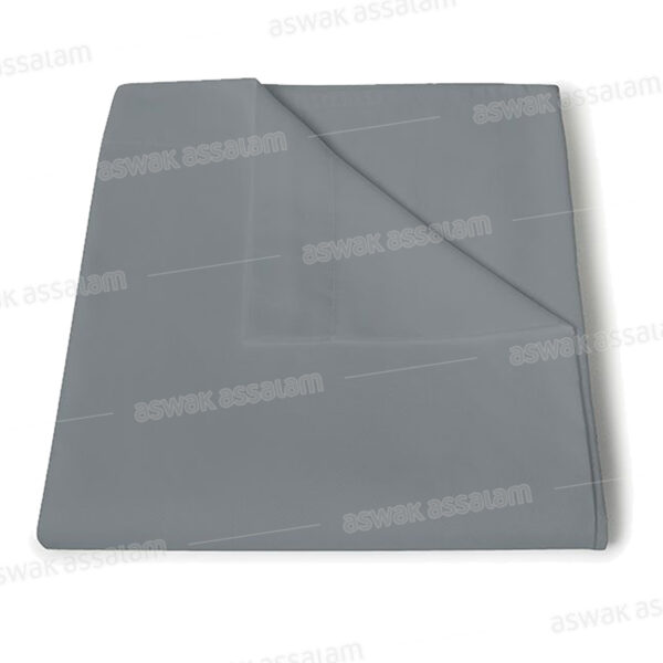 DRAP PLAT COTONELLE 240*270CM GRIS CLAIR RICHBOND