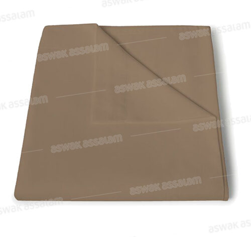DRAP PLAT COTONELLE 240*270CM TAUPE RICHBOND