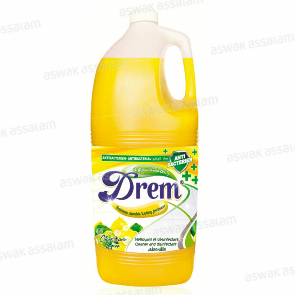 NETTOYANT SOL ET DESINFECTANT CITRON 5L DREM
