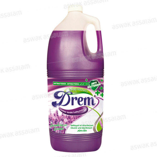 NETTOYANT SOL ET DESINFECTANT LAVANDE 5L DREM