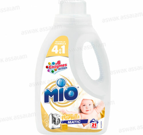 LESSIVE LIQUIDE BEBE 4 EN 1 AU SAVON DE MARSEILLE 1L MIO
