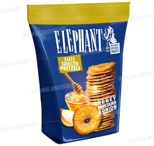 BRETZEL SAVEUR MOUTARDE OIGNON ET MIEL 160G ELEPHANT