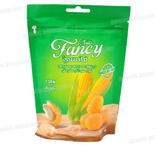 CACAHUETES GRILLEES ENROBEES SAVEUR MAIS 120G FANCY
