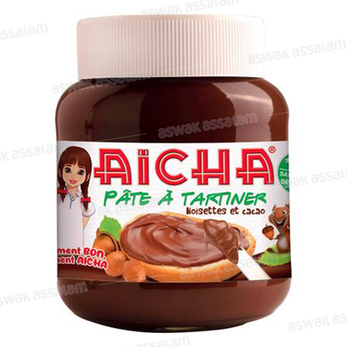 PATE A TARTINER NOISETTES ET CACAO 700G AICHA