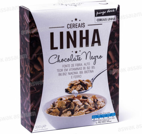 CEREALES AU CHOCOLAT NOIR 300G LINHA PINGO DOCE