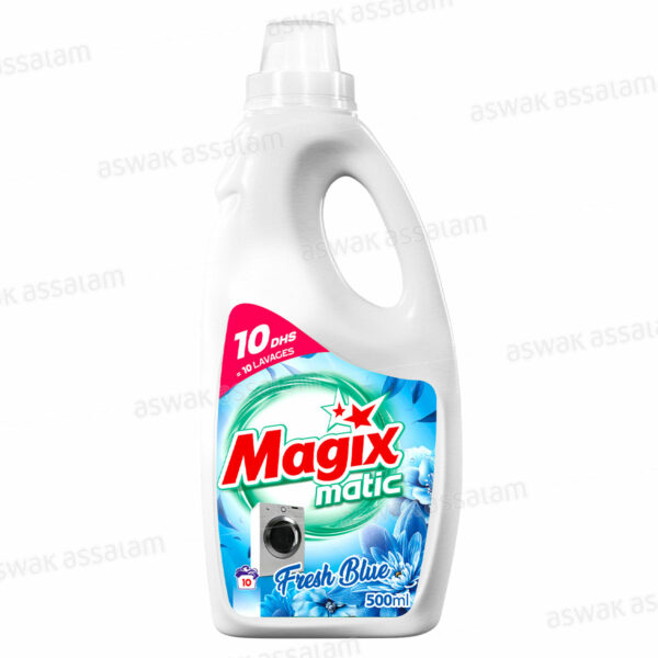 LESSIVE LIQUIDE FRESH BLUE 500ML MAGIX