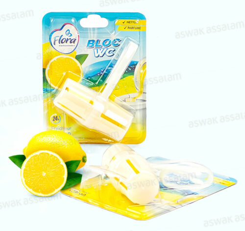 BLOC WC FRAICHEUR CITRON 40G FLORA