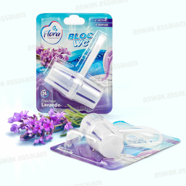 BLOC WC FRAICHEUR LAVANDE 40G FLORA
