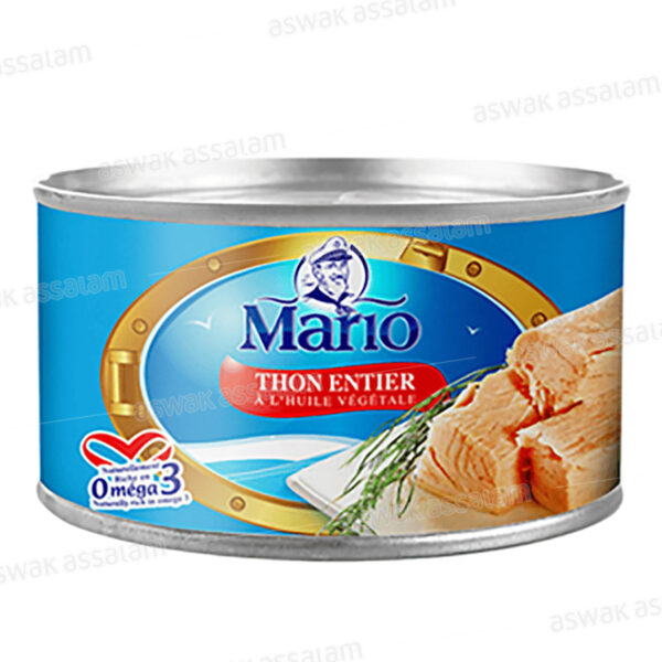 THON ENTIER A L'HUILE VEGETALE 1,7KG MARIO