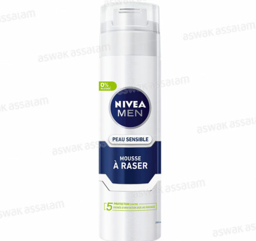 MOUSSE A RASER PEAU SENSIBLE 200ML NIVEA