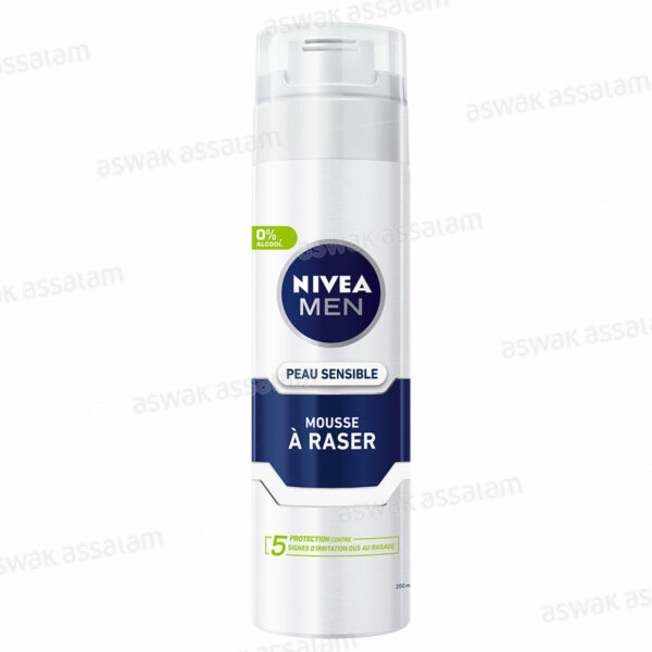 MOUSSE A RASER PEAU SENSIBLE 200ML NIVEA