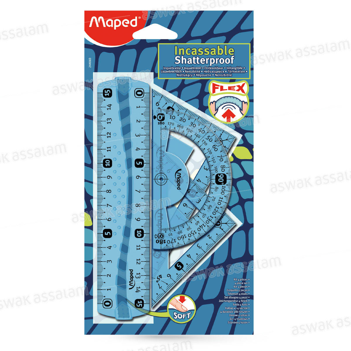 KIT TRACAGE INCASSABLE 4 PIECES MAPED