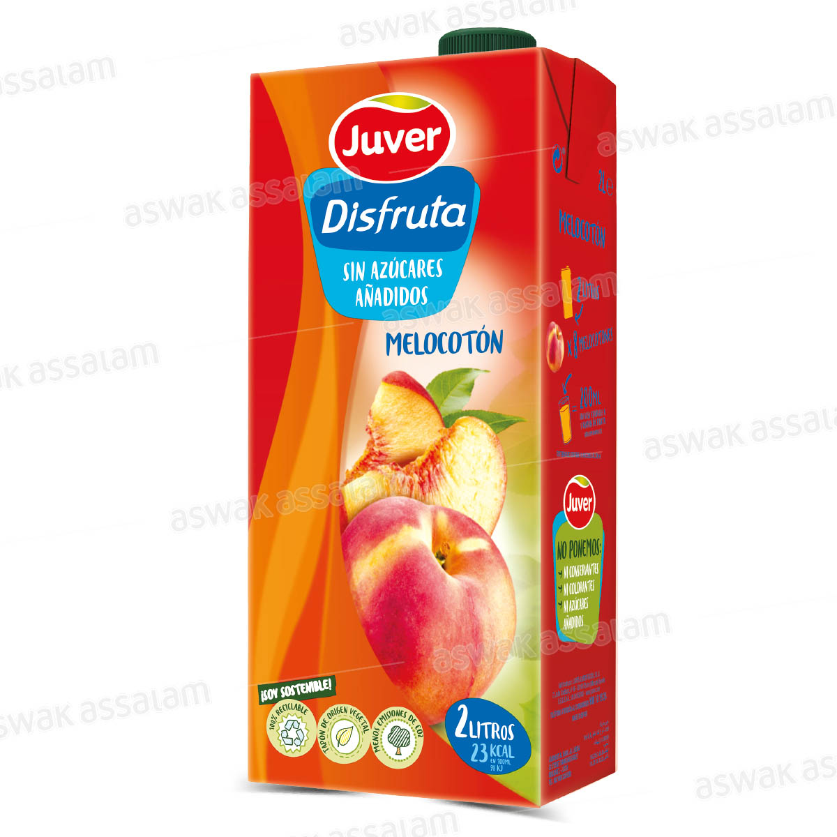 NECTAR PECHE SANS SUCRE 2L JUVER DISFRUTA