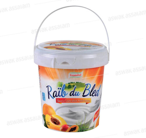 YAOURT AROME ABRICOT + FRUITS TROPICAUX RAIB DU BLED 900G FROMITAL