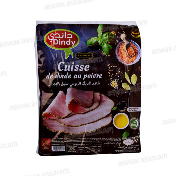 CUISSE DE DINDE AU POIVRE 80G DINDY