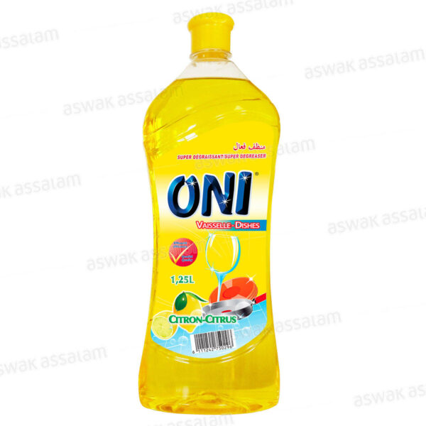 LIQUIDE VAISSELLE CITRON 1,25L ONI