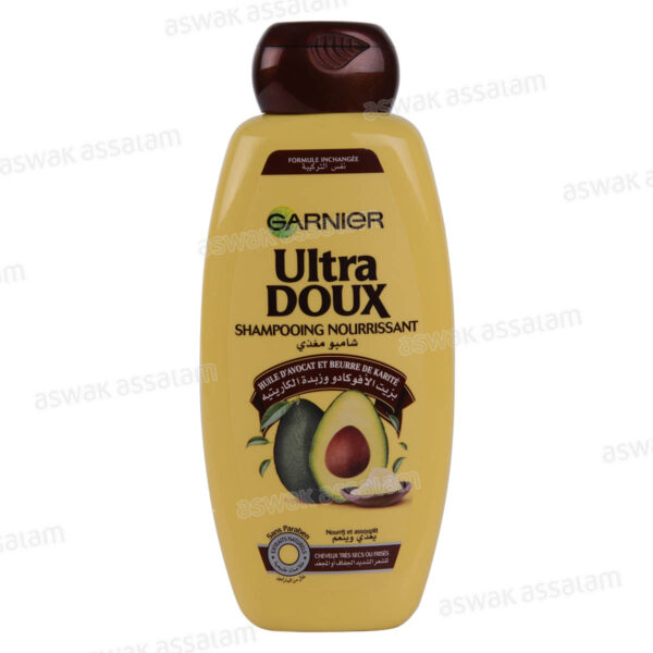 SHAMPOOING HUILE D'AVOCAT ET BEURRE DE KARITE 400ML ULTRA DOUX