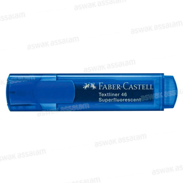 SURLIGNEUR TRANSPARENT BLEU FABER-CASTELL