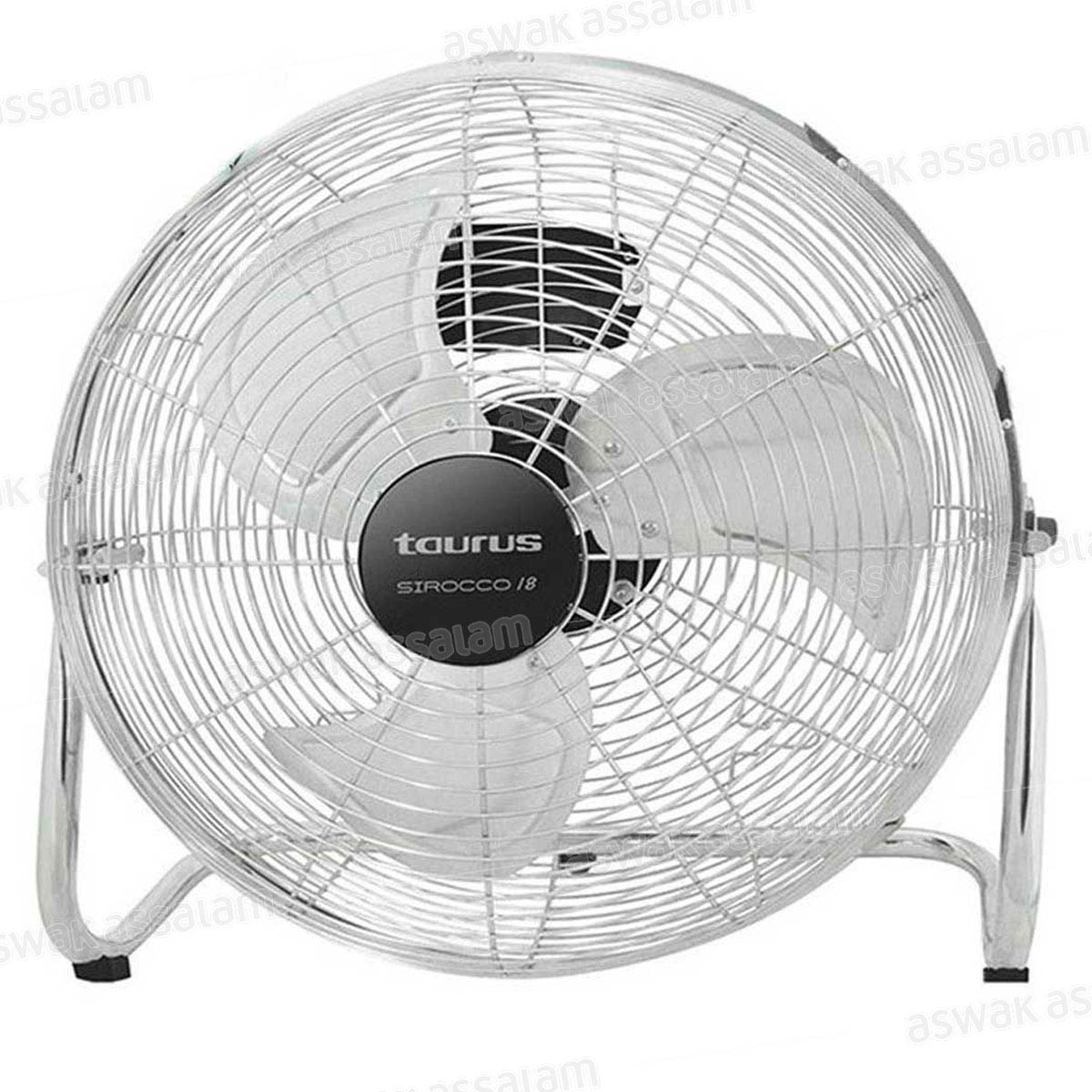 VENTILATEUR EN ACIER 130W INOXYDABLE 3 VITESSES 50CM SIROCCO TAURUS