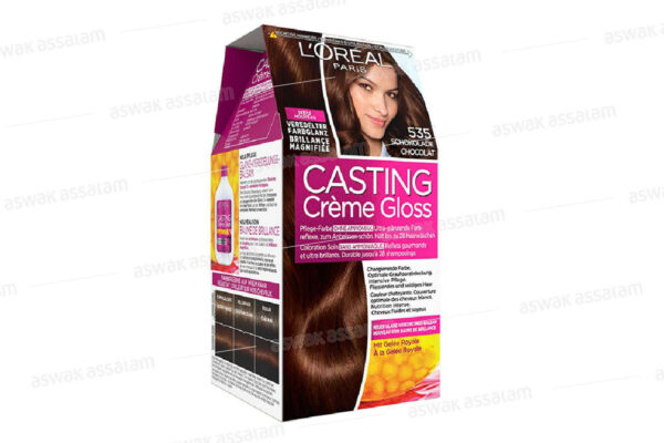 COLORATION CREME GLOSS CHOCOLAT 535 CASTING L'OREAL