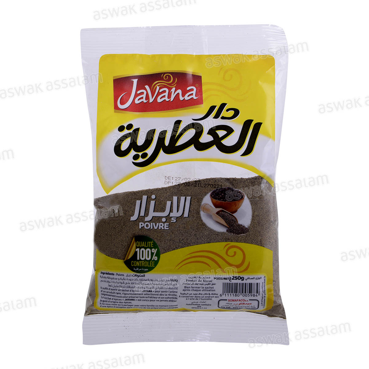 POIVRE NOIR 25G JAVANA