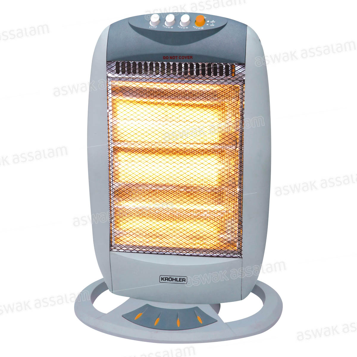 CHAUFFAGE HALOGENE 3 QUARTZ 1200W KHH-1204S KROHLER