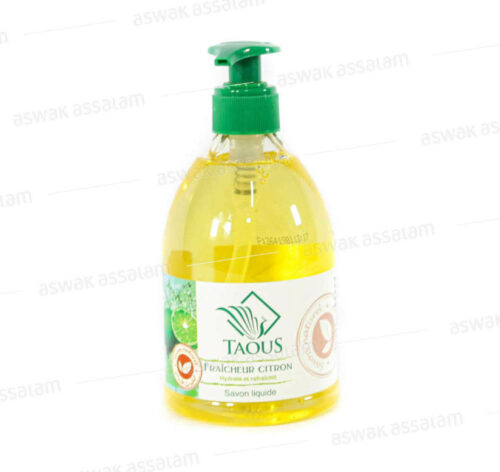 SAVON LIQUIDE FRAICHEUR CITRON 500ML TAOUS