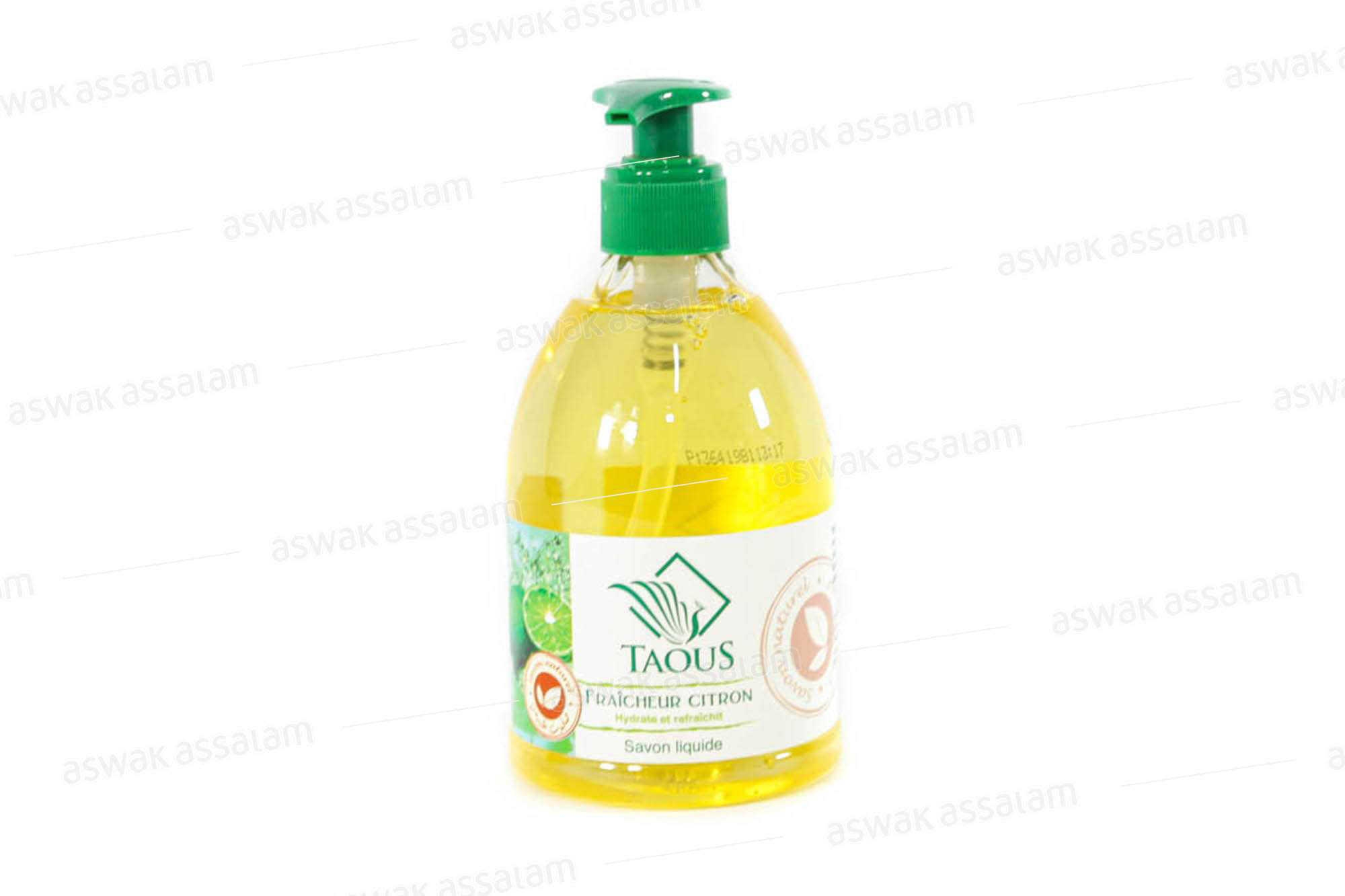 SAVON LIQUIDE FRAICHEUR CITRON 500ML TAOUS
