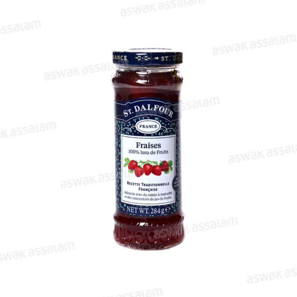 CONFITURE DE FRAISES SANS SUCRE 284G ST DALFOUR