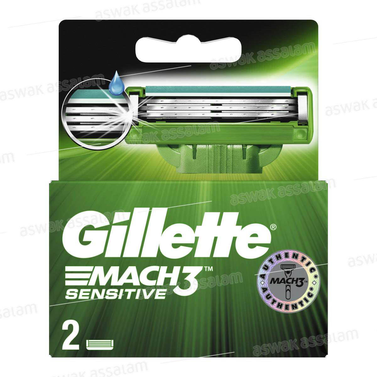 RECHARGE MACH 3 SENSITIVE 2 UNITES GILLETTE
