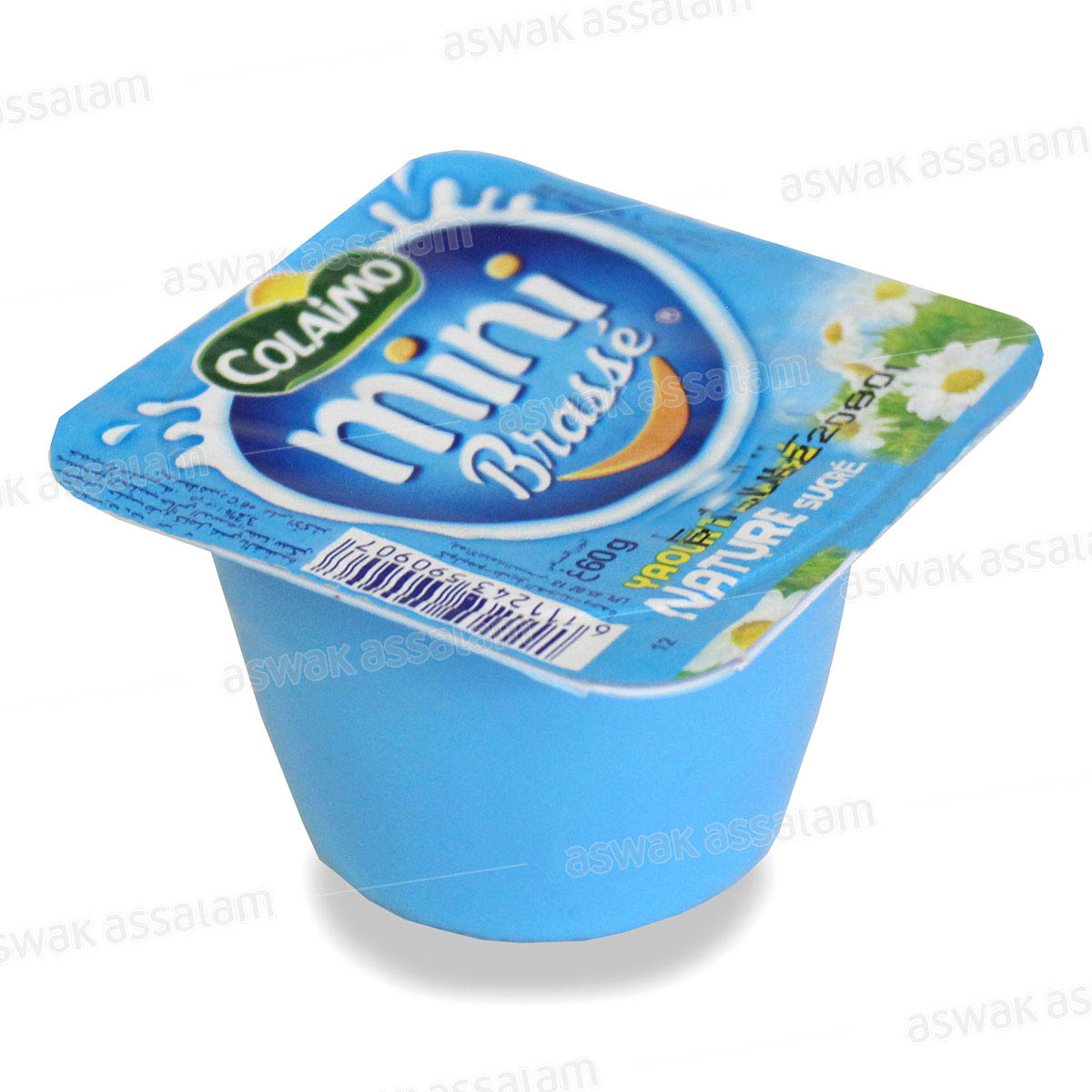 YAOURT BRASSE NATURE SUCRE 60G COLAIMO