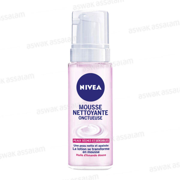 MOUSSE NETTOYANTE ONCTUEUSE PEAU SENSIBLE 150ML NIVEA