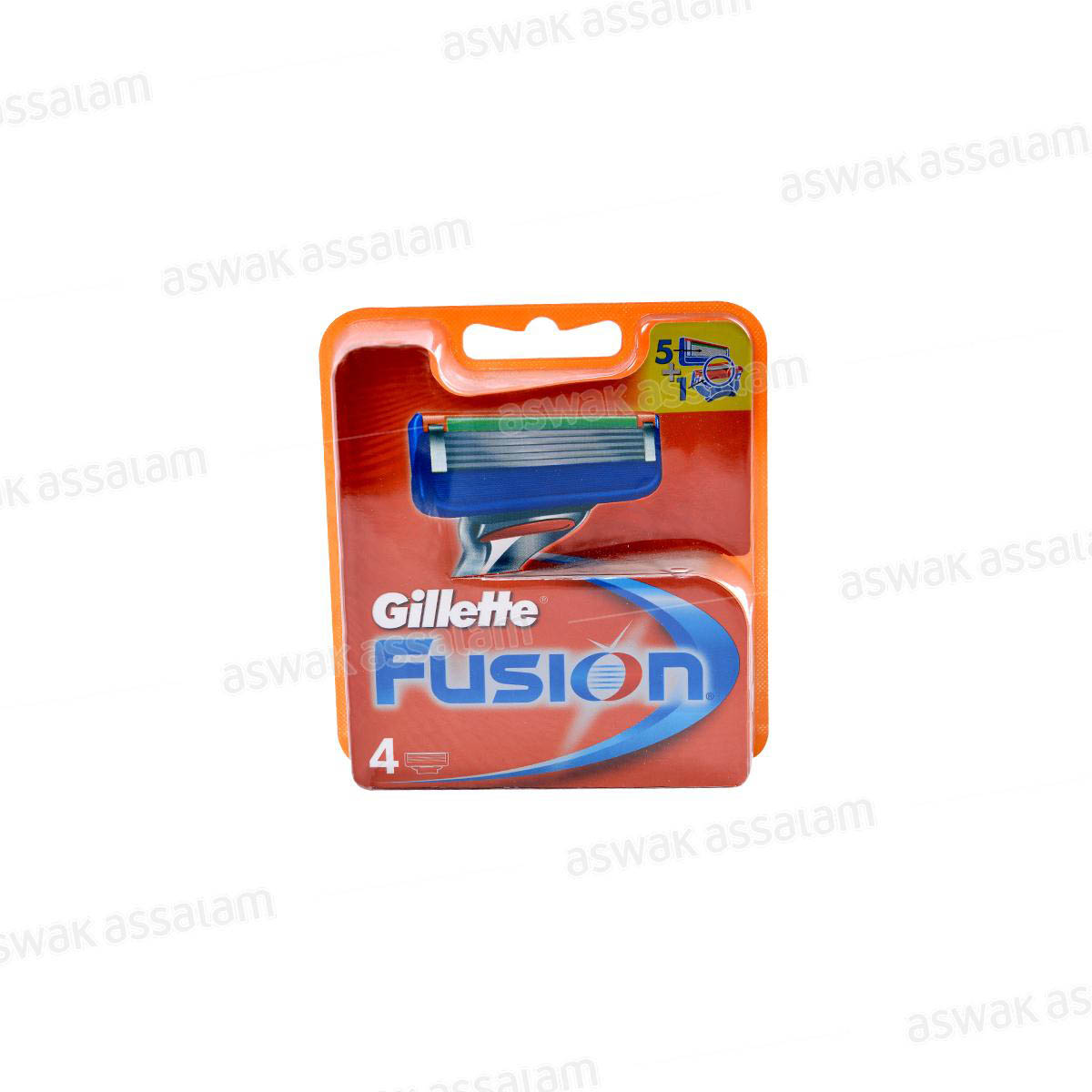 RECHARGES LAMES DE RASOIR FUSION 4 UNITES GILLETTE