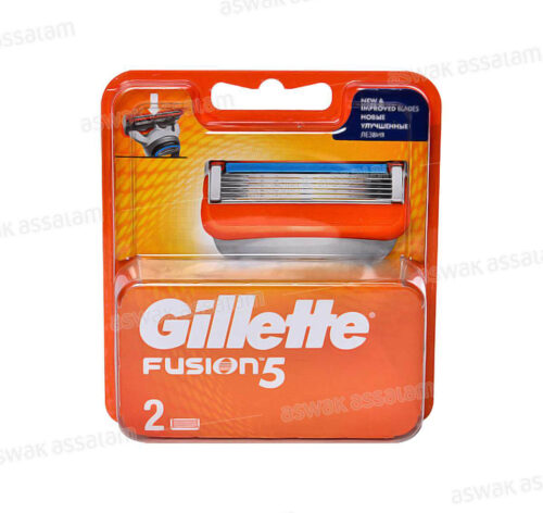 RECHARGES LAMES DE RASOIR FUSION 2 UNITES GILLETTE