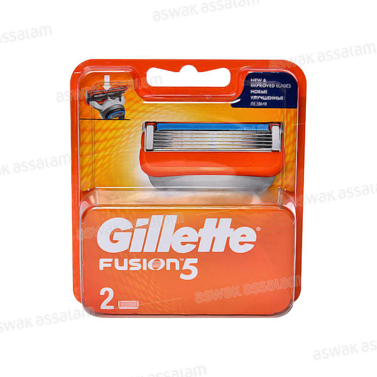 RECHARGES LAMES DE RASOIR FUSION 2 UNITES GILLETTE