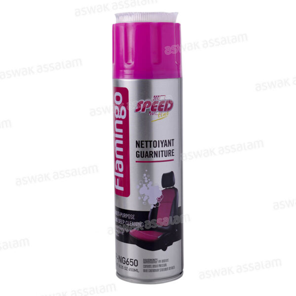 NETTOYANT SIEGE ET GARNITURE 650ML FLAMINGO