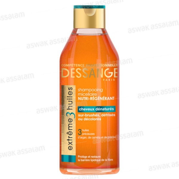 SHAMPOOING MICELLAIRE NUTRI-REGENERANT EXTREME 3 HUILES 250ML DESSANGE