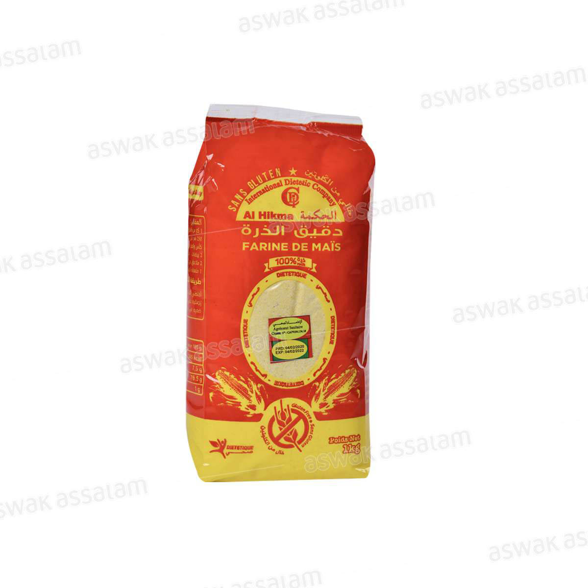 FARINE DE MAIS EXTRA FINE 1KG AL HIKMA