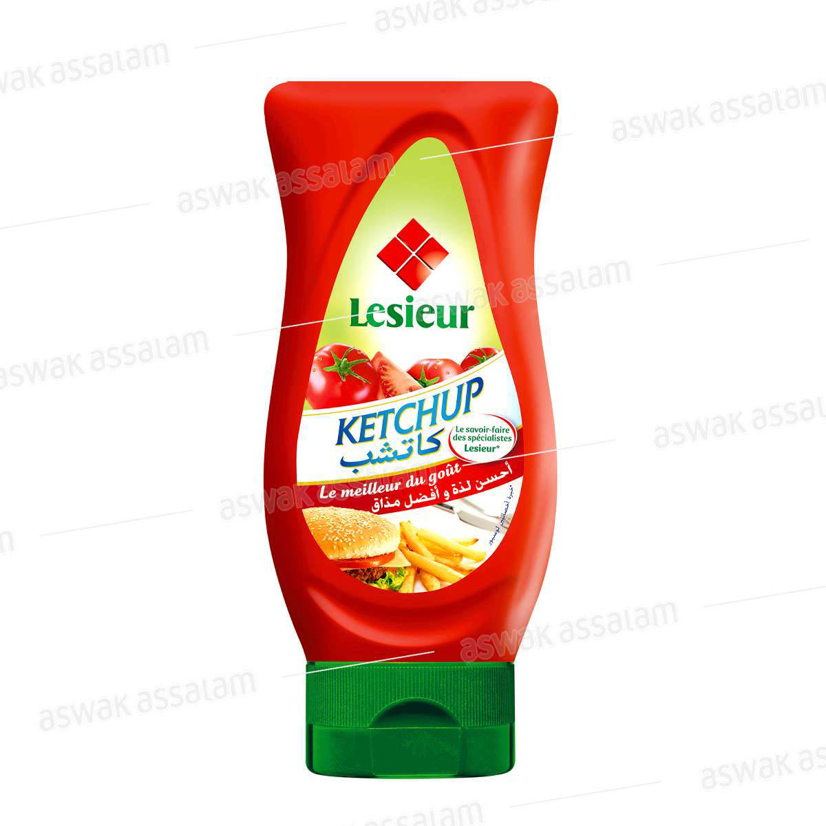 KETCHUP SQUEESE TOP DOWN 250G LESIEUR