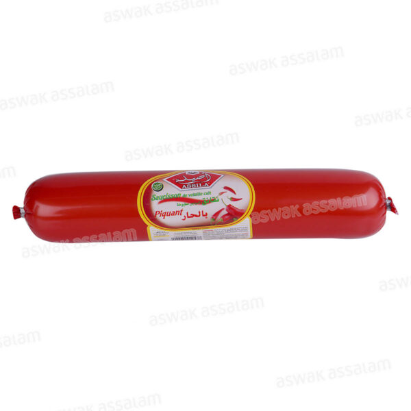 SAUCISSON DE VOLAILLE PIQUANT 800G ASSILA